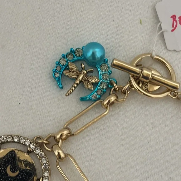 NWT Betsey Johnson Mystical Charm Bracelet - Picture 2 of 7